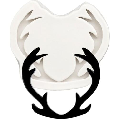 Christmas Reindeer Horn Silicone Cake Baking Mold Sugarcraft Chocolate Cupcake Resin Tools Fondant Decorating Tools