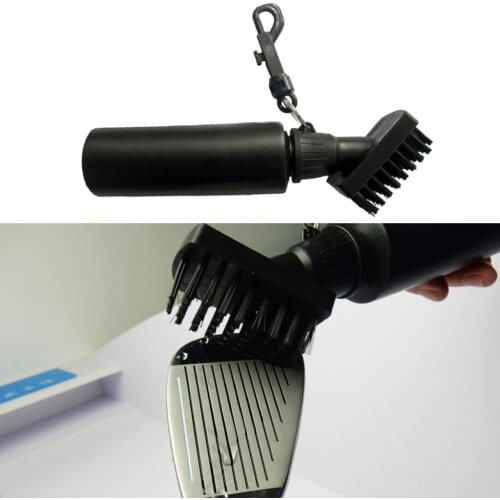 Golf Brush And Club Groove Cleaner Attaches to Golf Washer Grip