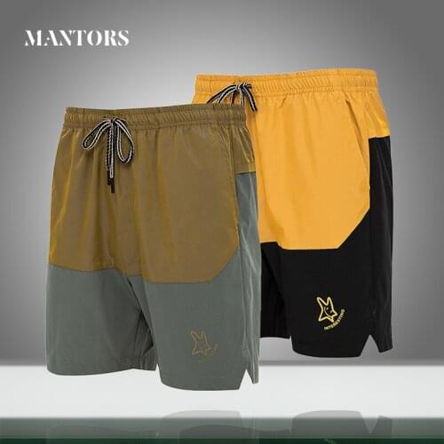 New Men Shorts 2021 Summer Mens Casual Short Pants Solid Patchwork Streetwear Slim Male Jogging Workout Beach Shorts Drawstring