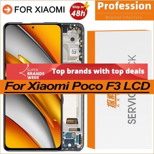 6.67'' AMOLED Display Replacement For Xiaomi Poco F3 LCD M2012K11AG Touch Screen Digitizer Assembly For Xiaomi Poco F3 Pro LCD