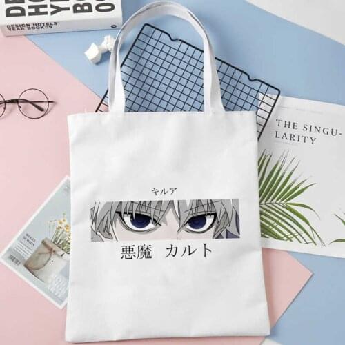 Hunter x Hunter shopping bag reusable shopper eco bolsas de tela bag ecobag reciclaje bolsas reutilizables tote sac tissu