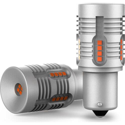 2x T20 7440 7440NA WY21W Car LED Turn Signal Light Canbus No Hyper Flash 1156 Ba15s P21W 7507 Bau15s PY21W Lamp Error Free Bulbs