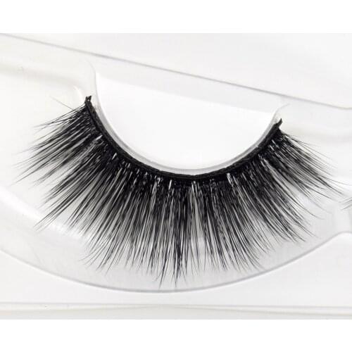 Visofree False Eyelashes 3D Silk Lashes Hand Made Full Strip Lashes Makeup Mink Eyelashes Gold Box Fake Eyelashes silk d02