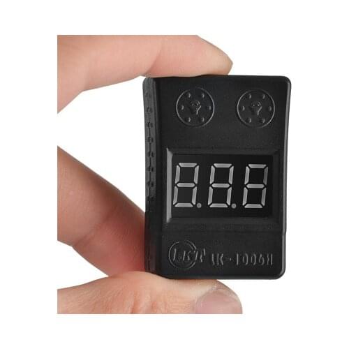 1PC 1-8S Lipo Battery Voltage Tester/ Low Voltage Buzzer Alarm/ Battery Voltage Checker with Dual Speakers Lithium Monitor