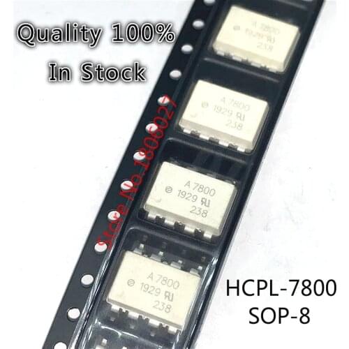 Send free 50PCS A7800 HCPL7800 HCPL-7800 SMD SOP-8 Optocoupler new imported original