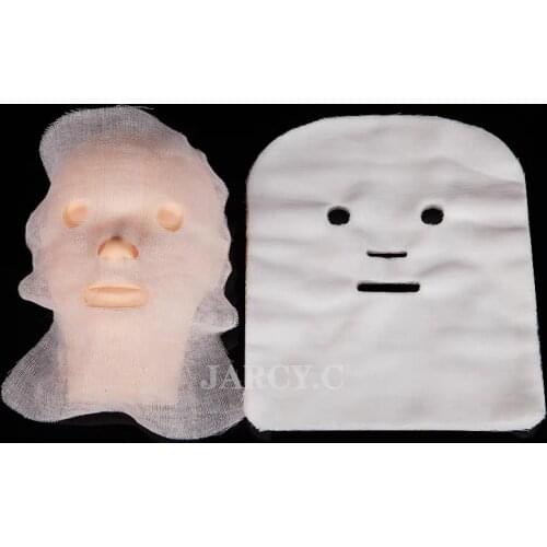 100PCS Gauze Beauty Salon Apply Soft Mask Disposable Facial Gauze Highly Water Absorption Non-Irritating Face Gauze Mask Soft