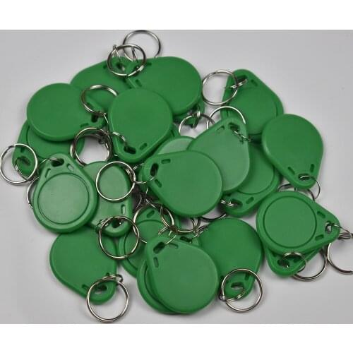 100pcs/bag RFID 13.56MHz proximity NFC 213 tags keyfob tag for all nfc phone tablet