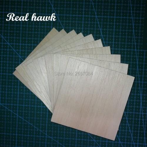 5pcs AAA+ Balsa Wood Sheet ply 100x100x5mm Model Balsa Wood Can be Used for Military Models etc Smooth DIY free shipping