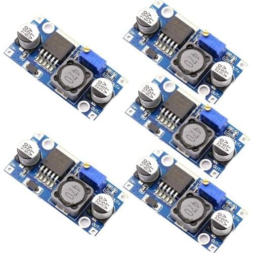 5 PCS DC-DC Buck Converter Step Down Module LM2596S Power Supply Output 1.25V-35V