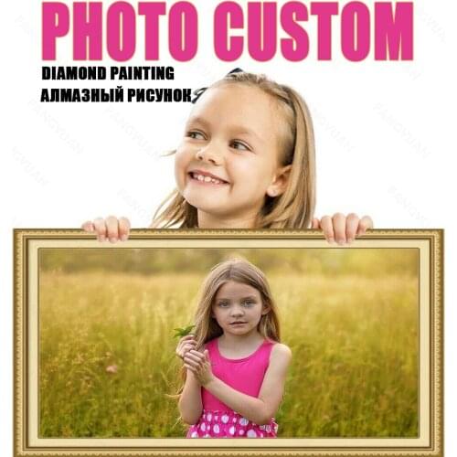 Photos Custom Diamond Painting Full Square Round Diamond Embroidery Mosaic Make Your Own Picture of Rhinestones Home Decoration