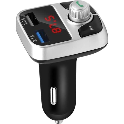Car MP3 Music Player Support Handsfree Call U Disk TF Card Play Multifunction Bluetooth Receiver Transmitter Car Charger