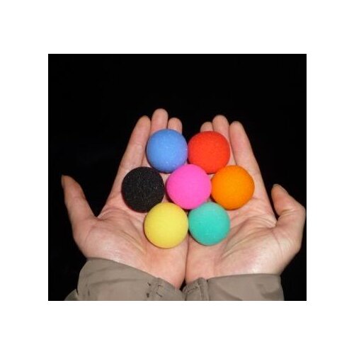 Free shipping Super sponge ball (3.5cm) 8 color for choose (50pcs/lot) Stage Magic trick,Fun,Illusion,Party trick,classic toys