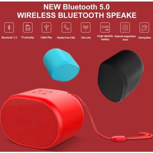Wireless Bluetooth Portable Mini Audio TWS Sub Woofer With TF Card Bluetooth Audio Microphone Portable Player Accessories