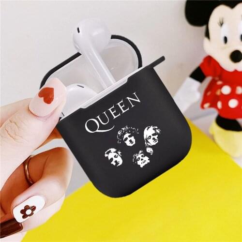 Queen Art Statue Abstract Painting Fundas Soft Case for Apple AirPods 2 1 Silicone Wireless Bluetooth Earphone Box AirPod Cover