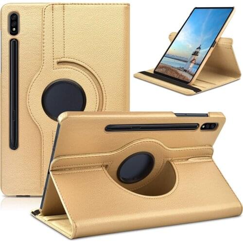 Case for Samsung Galaxy Tab S7+ Plus 12.4'' 2020 SM-T970/T975/T976/T978 S7 11 SM-T870 SM-T875 360 Degree Rotating tablet cover