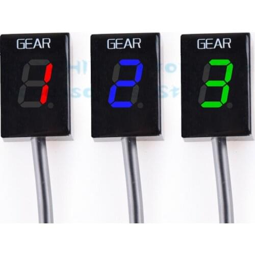 New Motorcycle Waterproof Electronics Digital Meter LCD 1-6 Level Gear Indicator For Yamaha XT660 XT 660 2004-2015 Fixed Ring