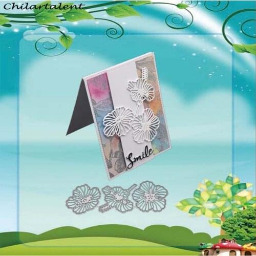 Flower Metal Cutting Dies Stencils for DIY Scrapbooking/photo album Decor Embossing Paper Card making para pintura de artesanato
