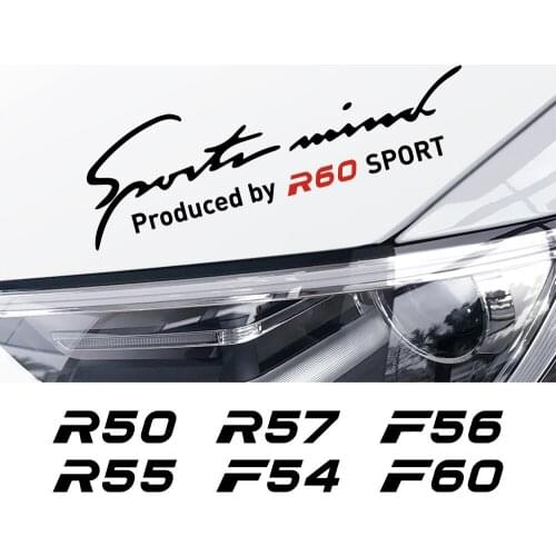 Car Headlight Decor Stickers For Mini F54 F55 F56 F57 F60 R50 R52 R53 R55 R56 R57 R58 R59 R60 R61 Auto Lamp Eyebrow Accessories