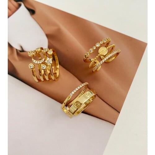 Inscan Rings With Diamonds