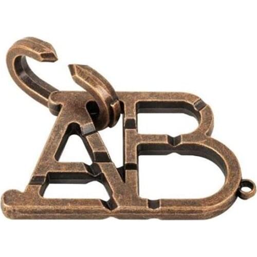 IQ Metal ABC Puzzle Brain Teaser Game