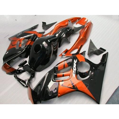 New hot moto parts Fairing kit for Honda CBR600 F3 97 98 burnt orange black fairings set CBR600 F3 1997 1998 MD25
