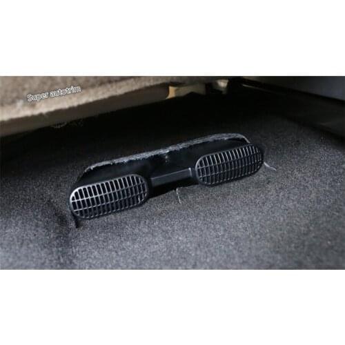 Lapetus Front Seat Bottom Air AC Outlet Vent Anti-plug Cover Plastic Protection Net Kit Fit For Nissan Teana Altima 2013 - 2018