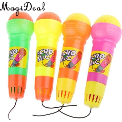 MagiDeal 1Pc Cute Music Sound Echo Microphone Musical Toys for Kids Party Singing Christmas Birthday Gift Random Color