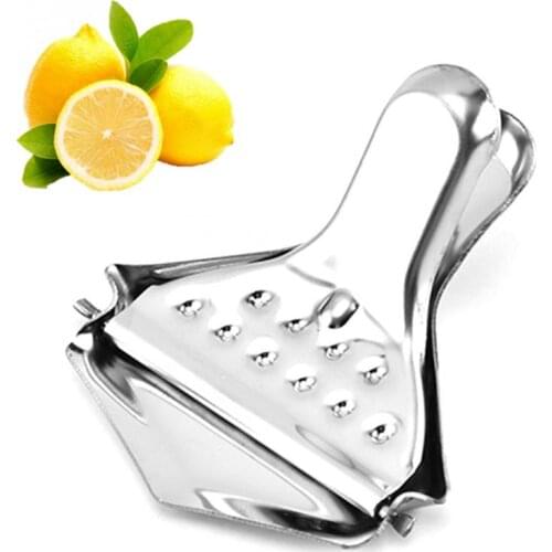 Metal Manual Hand Press Lemon Squeezer Stainless Steel Fruit Lime Orange Juicer Wedge Tools Kitchen Bar Accessories