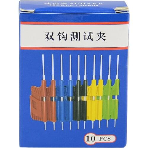 Micro IC clamp 10pcs/set SOP/SOIC/TSSOP/TSOP/SSOP/MSOP/PLCC/QFP /TQFP/LQFP/ SMD IC test chip pin mini chips adapter socket