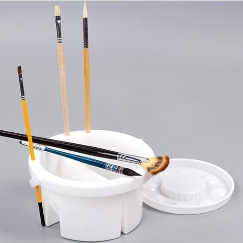 Artist brush set Portable Painting Brush Washing Bucket Wash Pen Pot Watercolor Oil Paint Brush Washer Art Supply