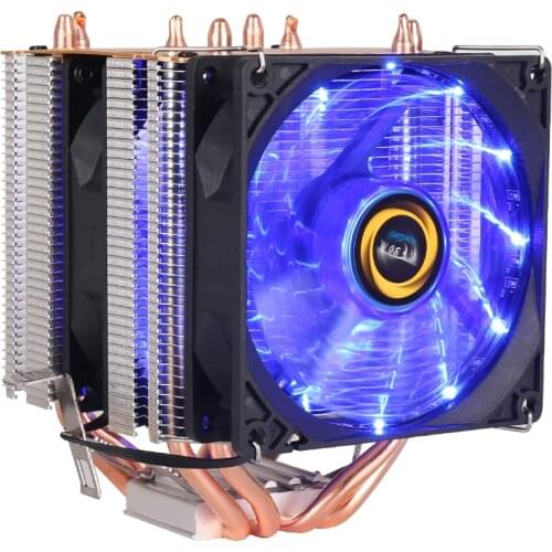 Ooler de Alta qualidade 4 heat-pipes dual-torre de resfriamento 9 centímetros RGB apoio dos fãs fãs 3PIN ventilador CPU para I