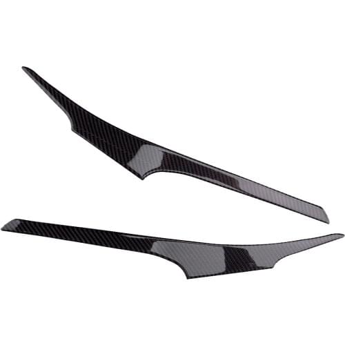 2pcs/Set Black Carbon Fiber Door Armrest Cover Trim Sticker Fit For Lexus IS250 IS300 IS350 2014 2015-2018 Car Styling