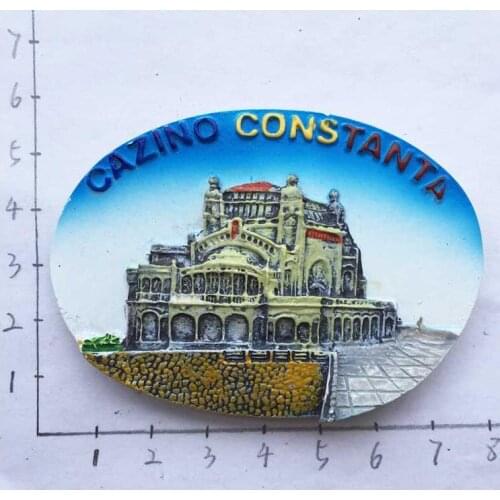 1pc Hot sale Constanta Romania tourism collection refrigerator stickers Eastern European tourism Fridge Magnets home decor