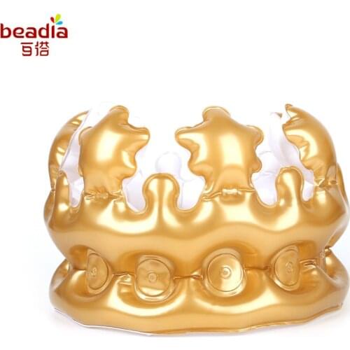 New Design 1pc/bag Personalized Inflatable Hats Event /Party Supplies for DIY Birthdays Party Supplies 2018 Fashion