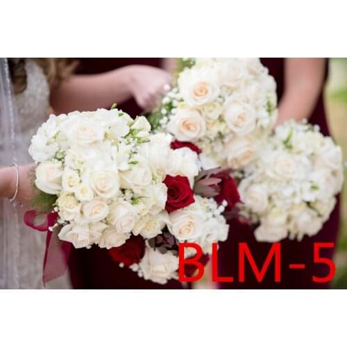 New imitation flower hand tied rose false flower bride holding flower home living room decoration ornaments BLM