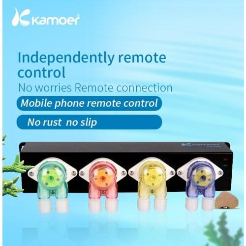 Kamoer F4 PRO WiFi Peristaltic Dosing Pump Auto Aquarium Liquid Pumps for Marine Coral Reef Aquarium Fish tank