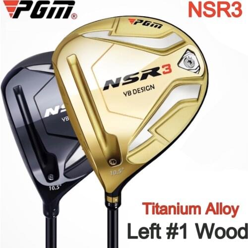 PGM NSR3 Golf Clubs Men Left Handed Drivers 1# Wood Pole Titanium Alloy Head Carbon R/S Shaft MG033 Wholesale