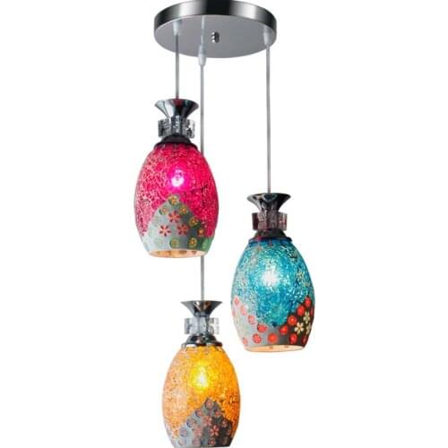 Restaurant pendant lamp three modern minimalist LED single head bed Hanging Lights bar aisle indoor lighting decoration lamp