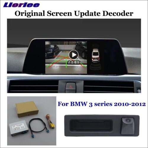 Backup Reversing Parking Camera For BMW 1 3 F20 F21 E90 E91 E92 E93 2010-2020 CIC NBT EVO Rear Reverse CAM HD Digital Decoder