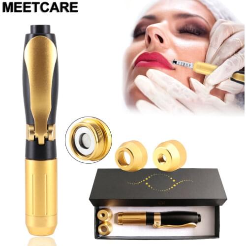 2in 1 Hyaluronic Acid Pen No Needle Hyaluron Pen for Anti Wrinkle Lip Lifting with Two Heads 0.3 & 0.5 Atomizer Hyaluron Gun