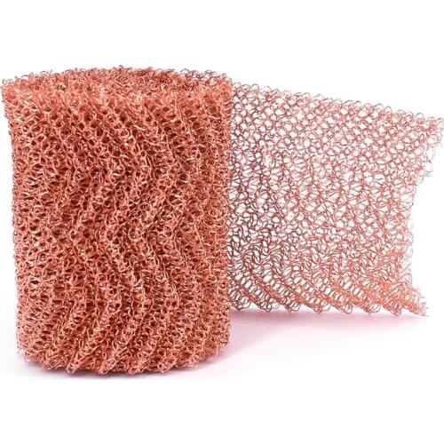 4 Wires Pure Copper Mesh Woven Filter Sanitary For Distillation Moonshine Home Brew Beer 100Mm Width