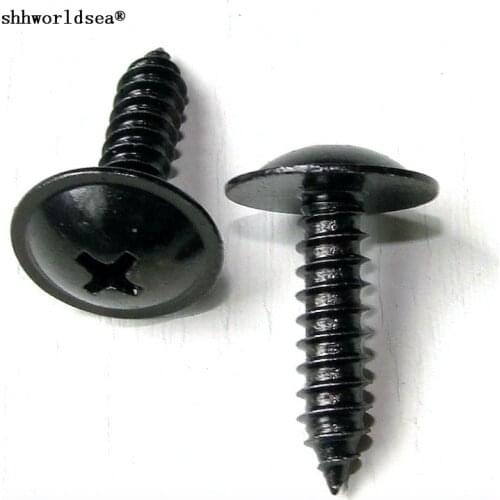 Shhworldsea auto fasteners Cross Tapping Screw Rear Mud Guard for Hyundai 12493-05207E
