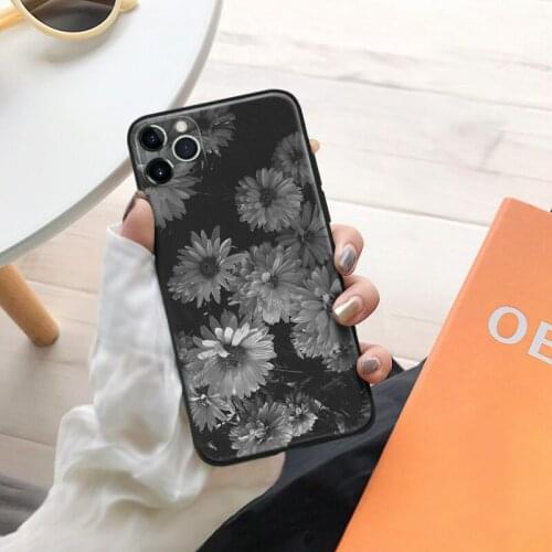 Chrysanthemum Plants For iPhone se 6 6s 7 8 plus x xr xs 11 pro max soft silicone phone case cover shell
