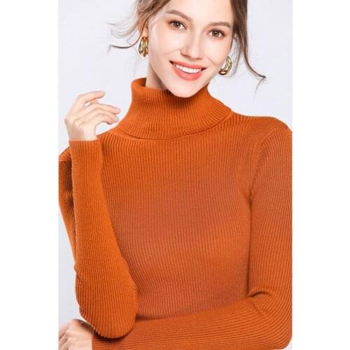 Turtleneck Sweater Women 2021 Winter Clothes Woman Sweaters Black Pullover Women Knitted Sweater Slim Jumper Pull Femme Hiver
