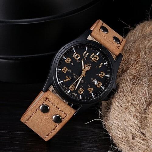 Temeily Mens Quartz Watch