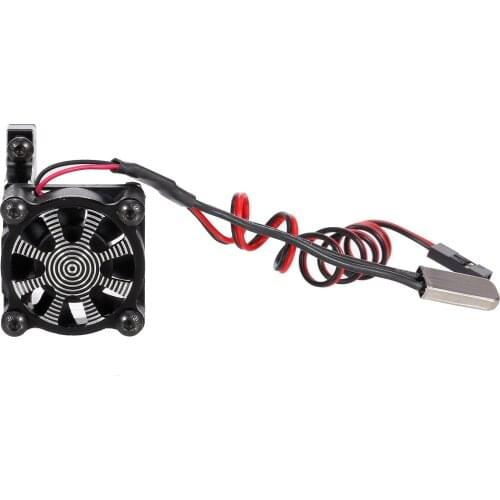Motor Cooling Fan Motor Radiator Heatsink with Thermal Sensor for 3600 Series Motor 550/540 Motor for Traxxas Hsp Rc4wd Car