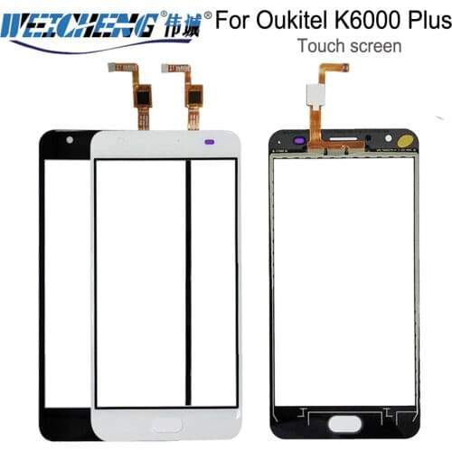 WEICHENG For Oukitel K6000 Plus Touch Panel Perfect Repair Parts +Tools Touch Screen 5.5" for K6000 Plus touch +free tools