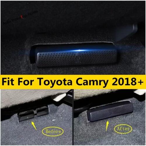 Yimaautotrims Seat Under Air Conditioning Duct Vent Outlet Grille Cover Trim Fit For Toyota Camry 2018 - 2021 Interior Mouldings