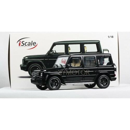 1:18 Iscale For Benz G Class G500 SUV Diecast SUV Car Model GOOD Collection Ornament GIFT Green:Black:White:Gray Metal,Plastic