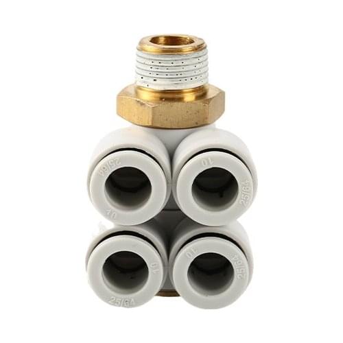 10 PCS KQ2ZD04-01S,02S KQ2ZD06-01S,02S,03S KQ2ZD08-01S,02S,03S,04S Double Branch Universal Male Elbow Joint Connector KQ2